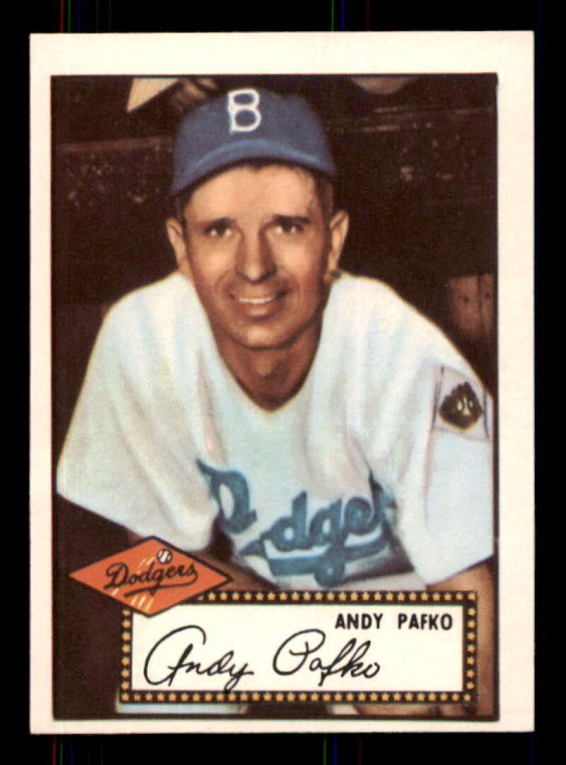 Andy Pafko Card 1983 Topps 1952 Reprint #1 Image 1