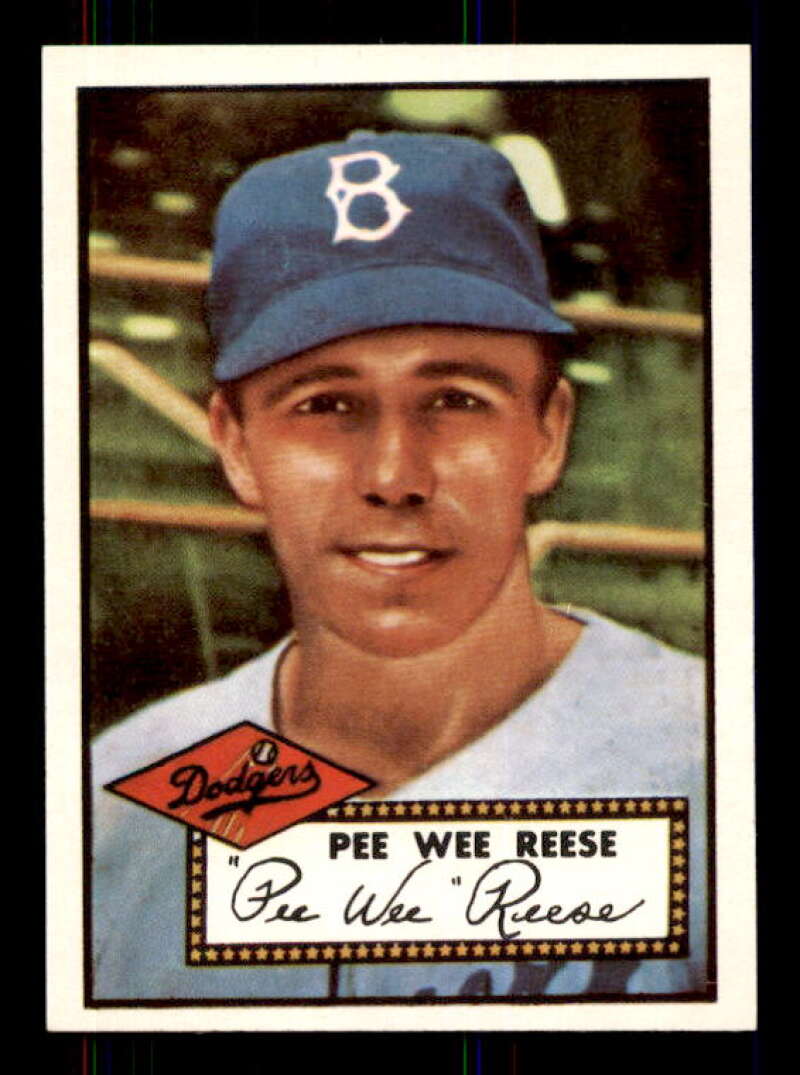 Pee Wee Reese Card 1983 Topps 1952 Reprint #333 Image 1