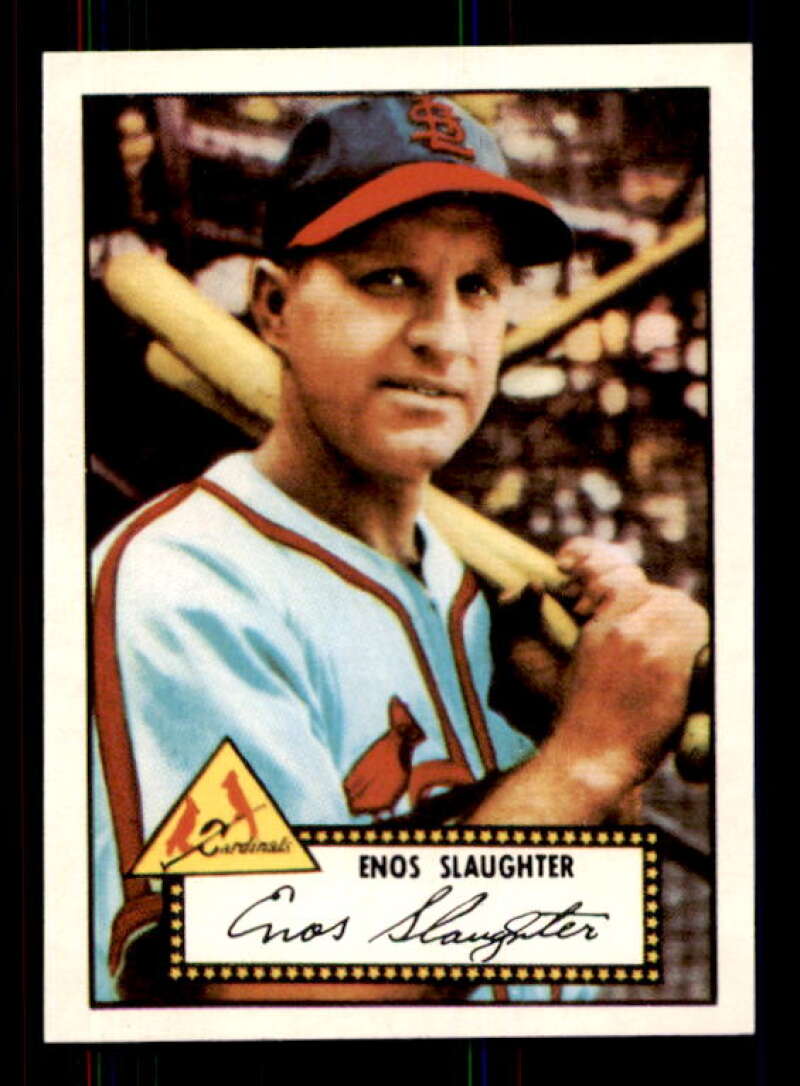 Enos Slaughter Card 1983 Topps 1952 Reprint #65 Image 1