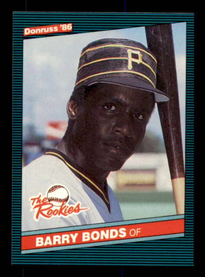 Barry Bonds Rookie Card 1986 Donruss Rookies #11 Image 1