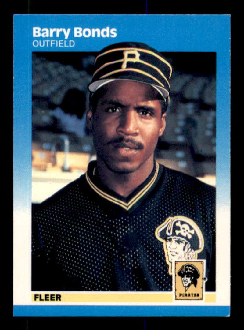 Barry Bonds Rookie Card 1987 Fleer #604 Image 1