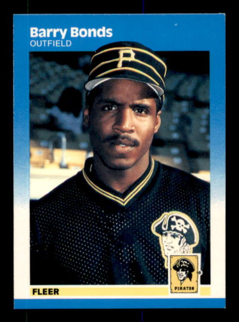 Barry Bonds Rookie Card 1987 Fleer #604 Image 1