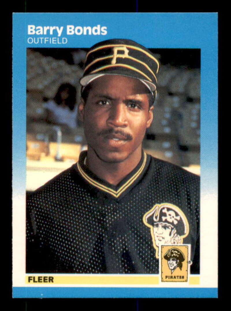 Barry Bonds Rookie Card 1987 Fleer #604 Image 1