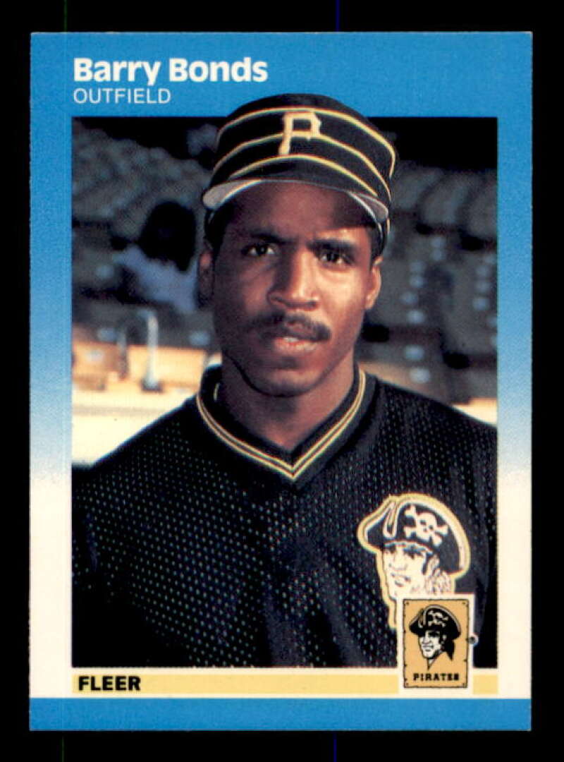 Barry Bonds Rookie Card 1987 Fleer #604 Image 1