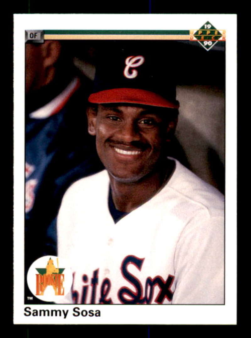 Sammy Sosa Rookie Card 1990 Upper Deck #17 Image 1