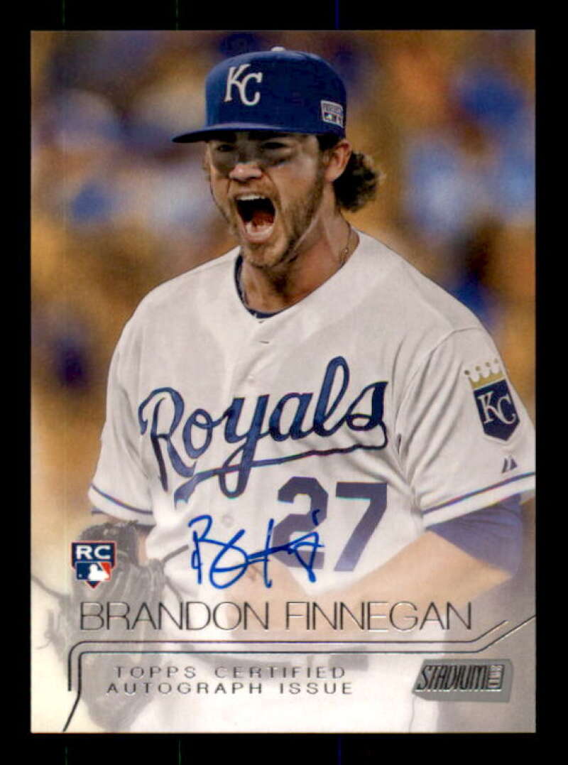 Brandon Finnegan Rookie Card 2015 Stadium Club Autographs #SCABFN Image 1