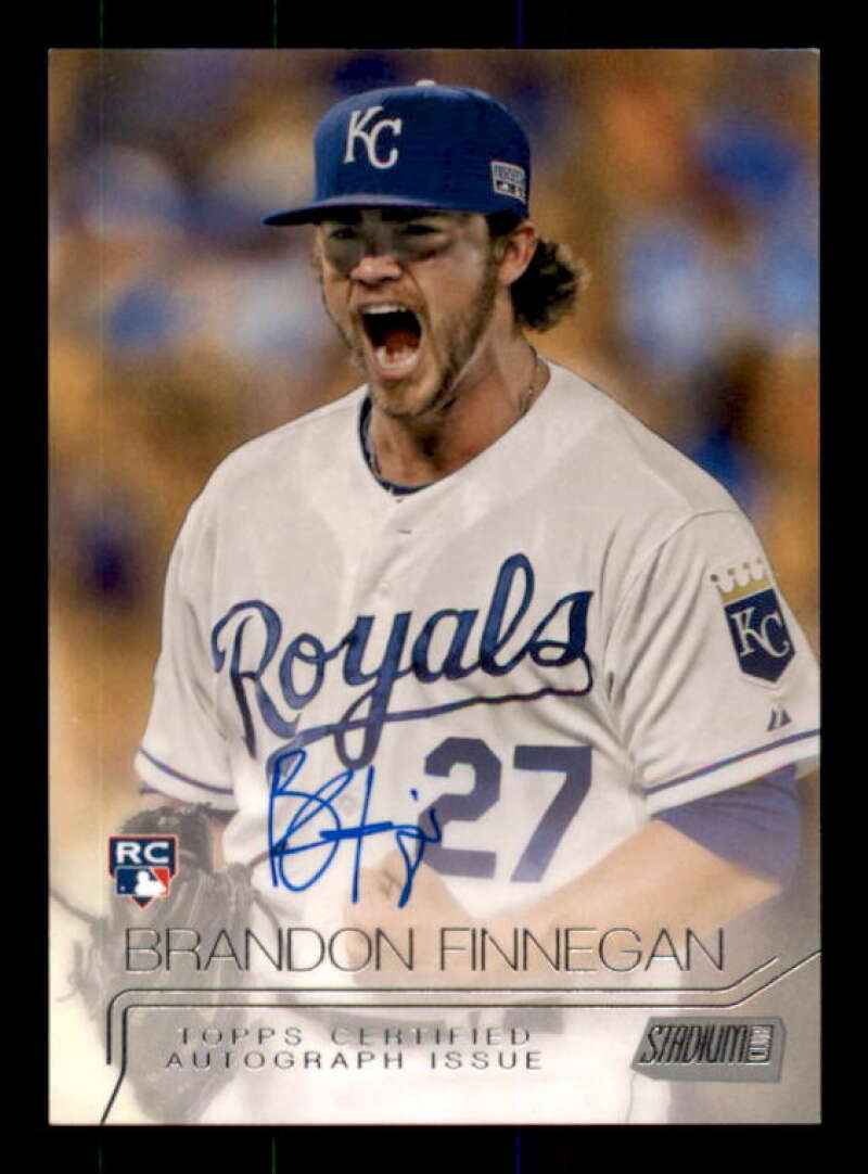 Brandon Finnegan Rookie Card 2015 Stadium Club Autographs #SCABFN Image 1