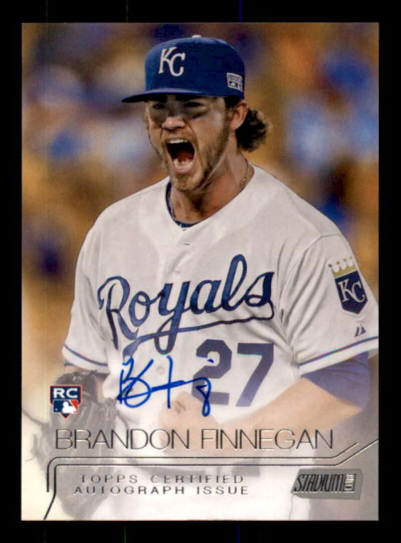 Brandon Finnegan Rookie Card 2015 Stadium Club Autographs #SCABFN Image 1