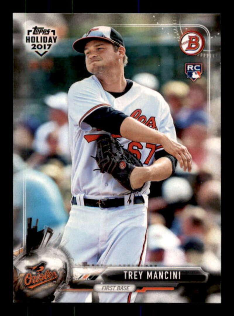 Trey Mancini Rookie Card 2017 Bowman Topps Holiday #THTMA Image 1