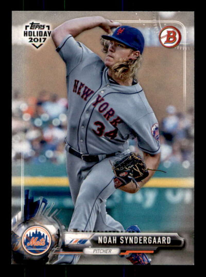 Noah Syndergaard Card 2017 Bowman Topps Holiday #THNSY Image 1