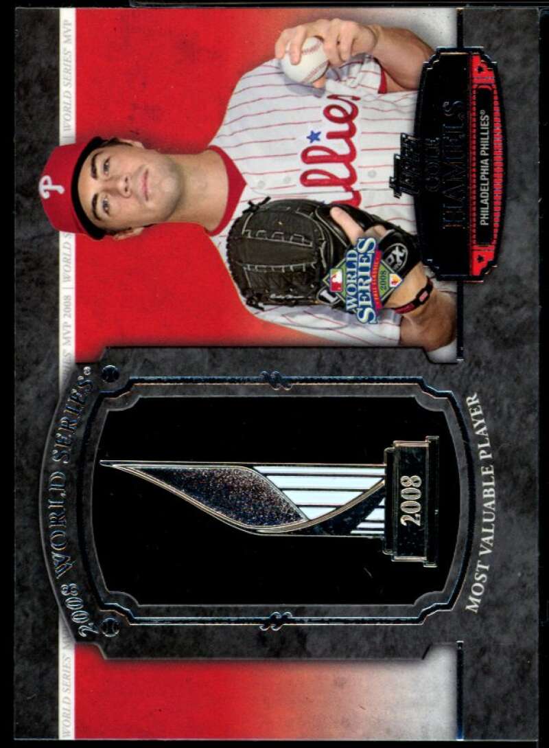 Cole Hamels Card 2013 Topps World Series MVP Award Winners Trophy #CH Image 1