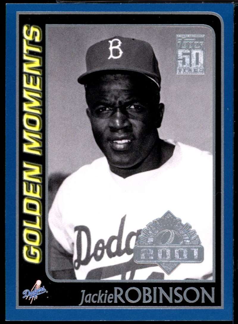 Jackie Robinson GM Card 2001 Topps Opening Day #161 Image 1