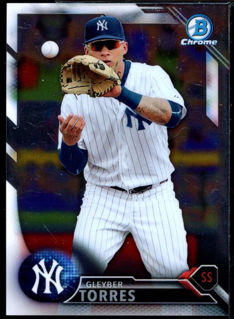 Gleyber Torres Card 2016 Bowman Chrome Draft #BDC143 Image 1