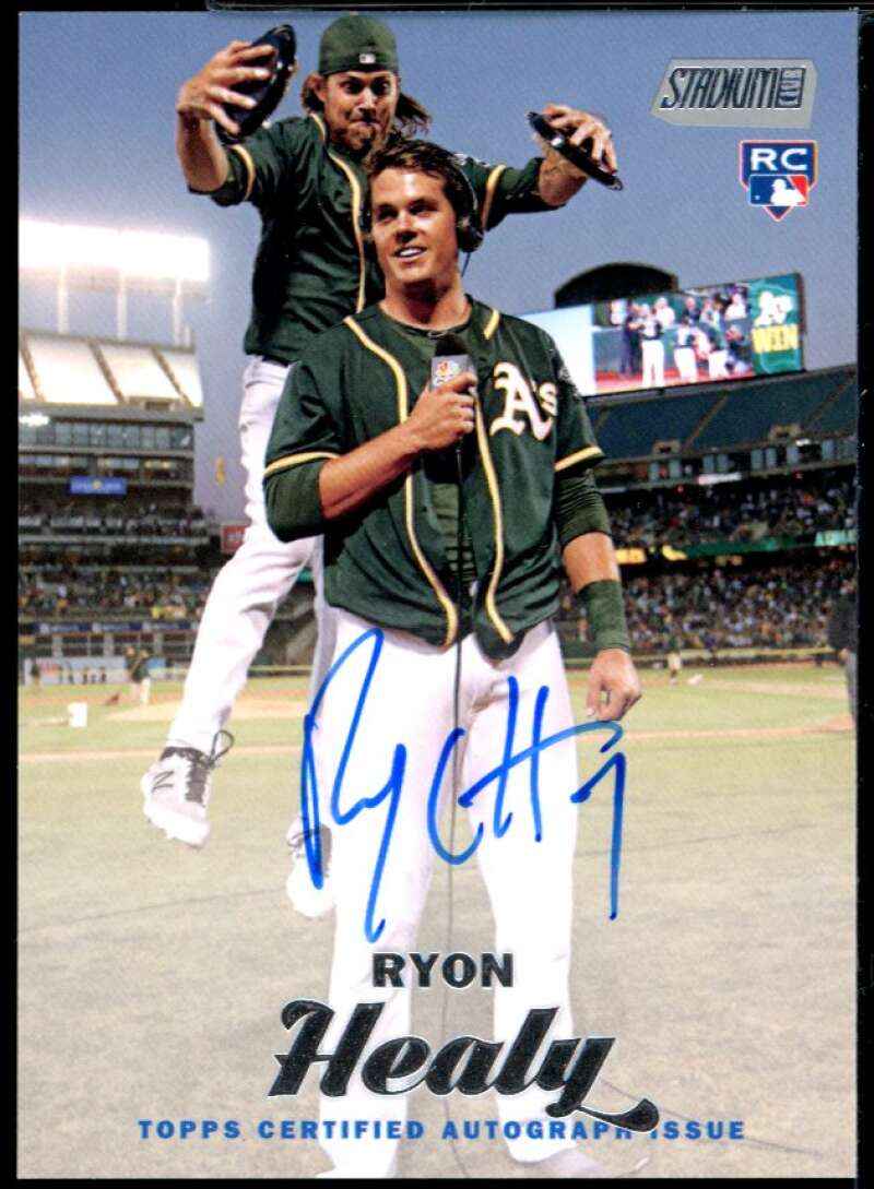 Ryon Healy Card 2017 Stadium Club Autographs #SCARHY Image 1