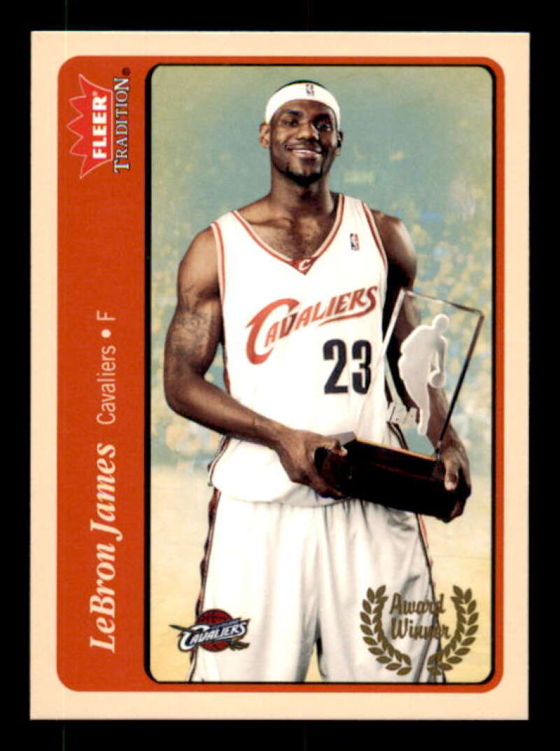 LeBron James AW Card 2004-05 Fleer Tradition #210 Image 1