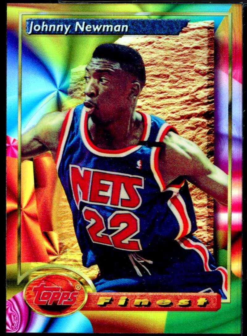 Johnny Newman Card 1993-94 Finest Refractor #83 Image 1