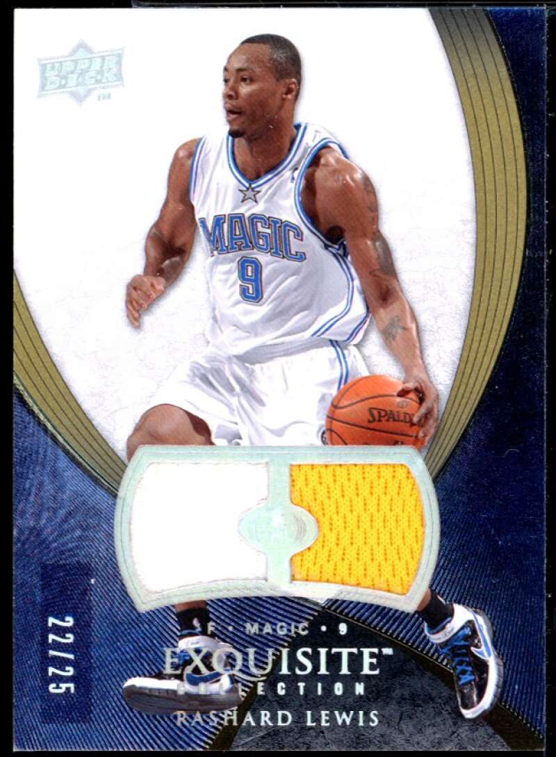 Rashard Lewis Card 2007-08 Exquisite Collection Jerseys #54 Image 1