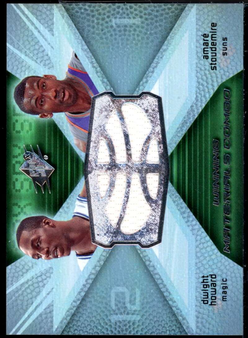 Dwight Howard/Amare Stoudemire Card 2008-09 SPx Winning Materials Combos #WMCSH Image 1