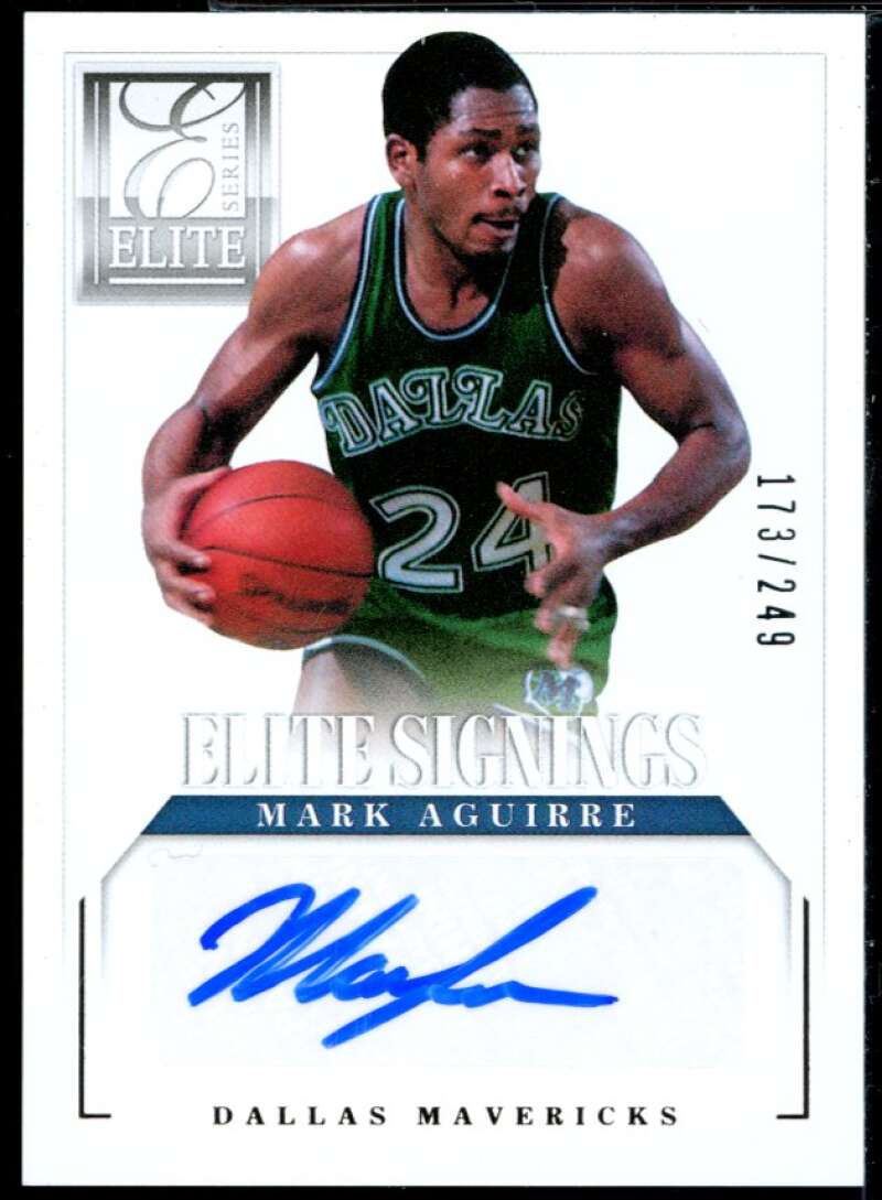 Mark Aguirre Card 2012-13 Elite Series Elite Signings #34 /249 Image 1