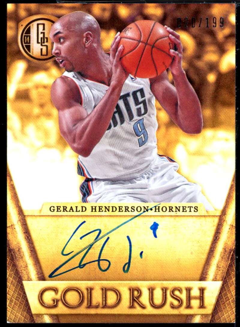 Gerald Henderson 2014-15 Panini Gold Standard Gold Rush Autographs #10 /199 Image 1