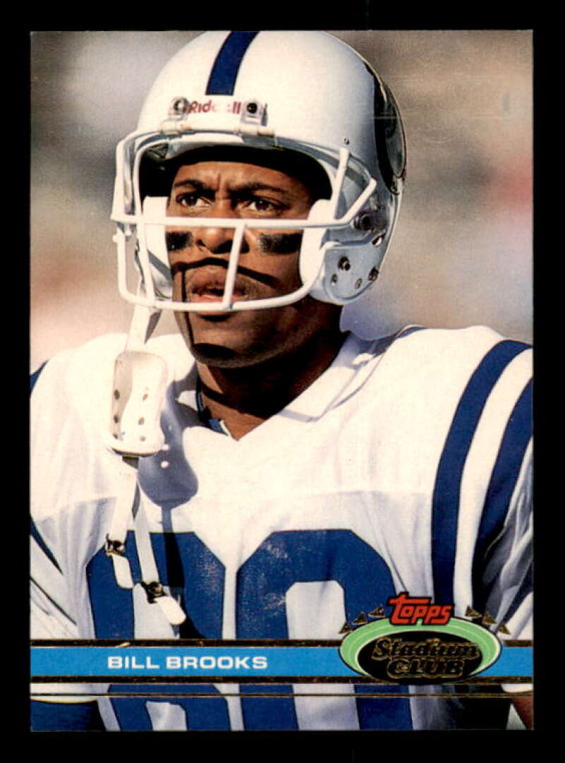 Bill Brooks Card 1991 Stadium Club Super Bowl XXVI #469 Image 1