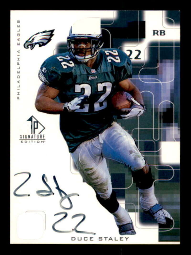 Duce Staley Card 1999 SP Signature Autographs #ST Image 1