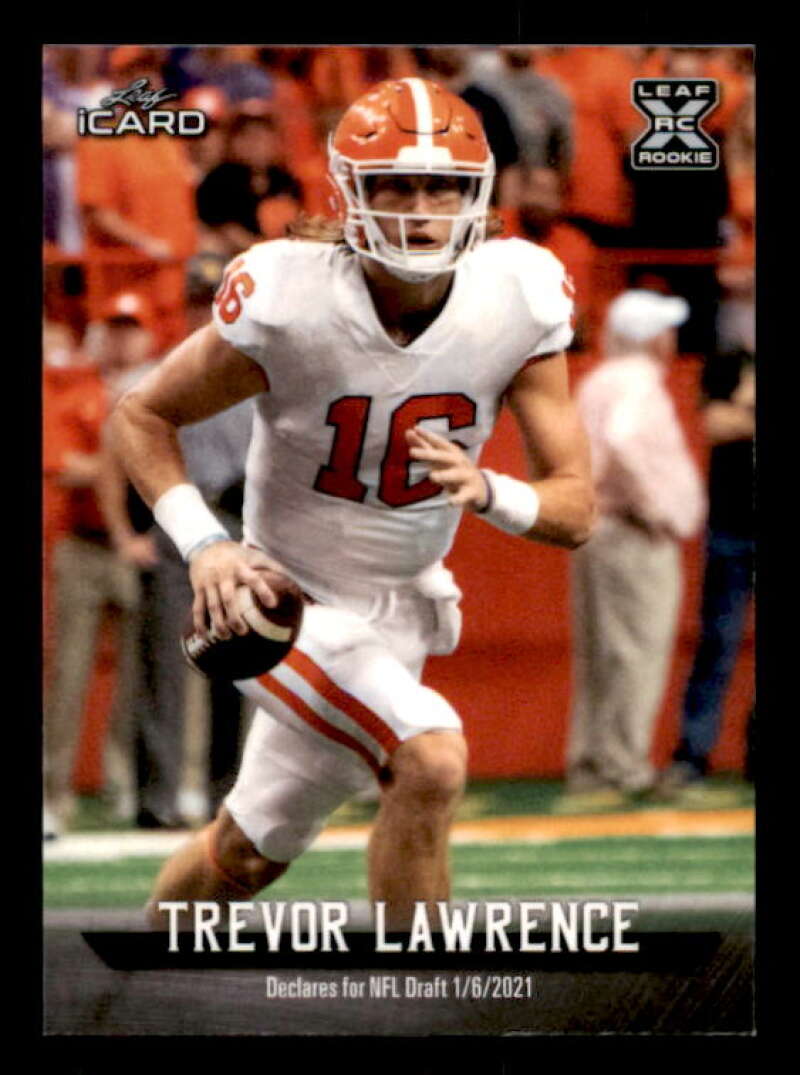 Trevor Lawrence LI-16 Rookie Card 2021 Leaf #102 Image 1