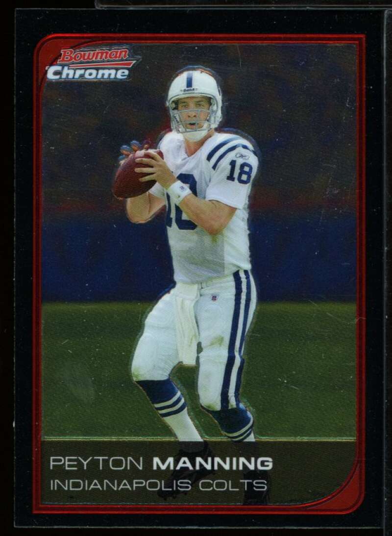 Peyton Manning Card 2006 Bowman Chrome #181 Image 1