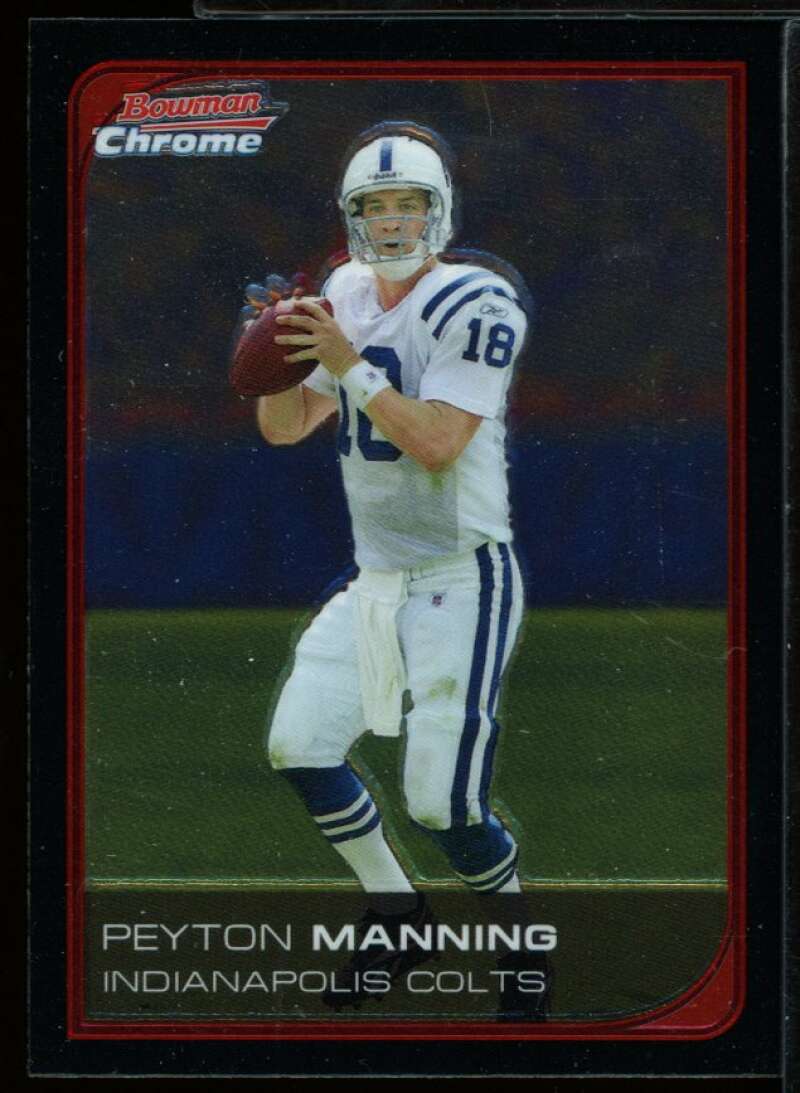 Peyton Manning Card 2006 Bowman Chrome #181 Image 1