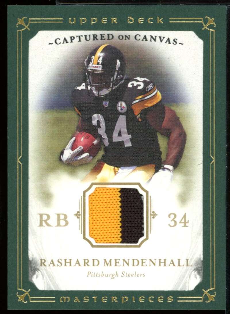 Rashard Mendenhall Card 2008 UD Masterpieces Captured on Canvas Jerseys #CC55 Image 1