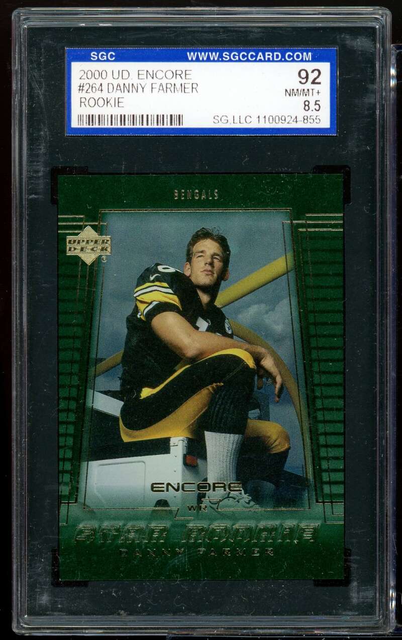 Danny Farmer Rookie Card UD Encore #263 SGC 92 NM/MT+ 8.5 Image 1