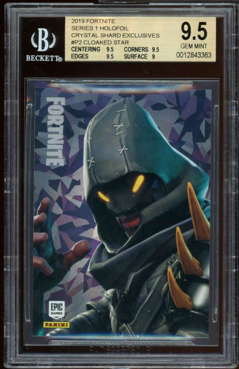 Cloaked Star 2019 Fortnite Crystal Shard Exclusives #p2 BGS 9.5 (9.5 9.5 9.5 9) Image 1