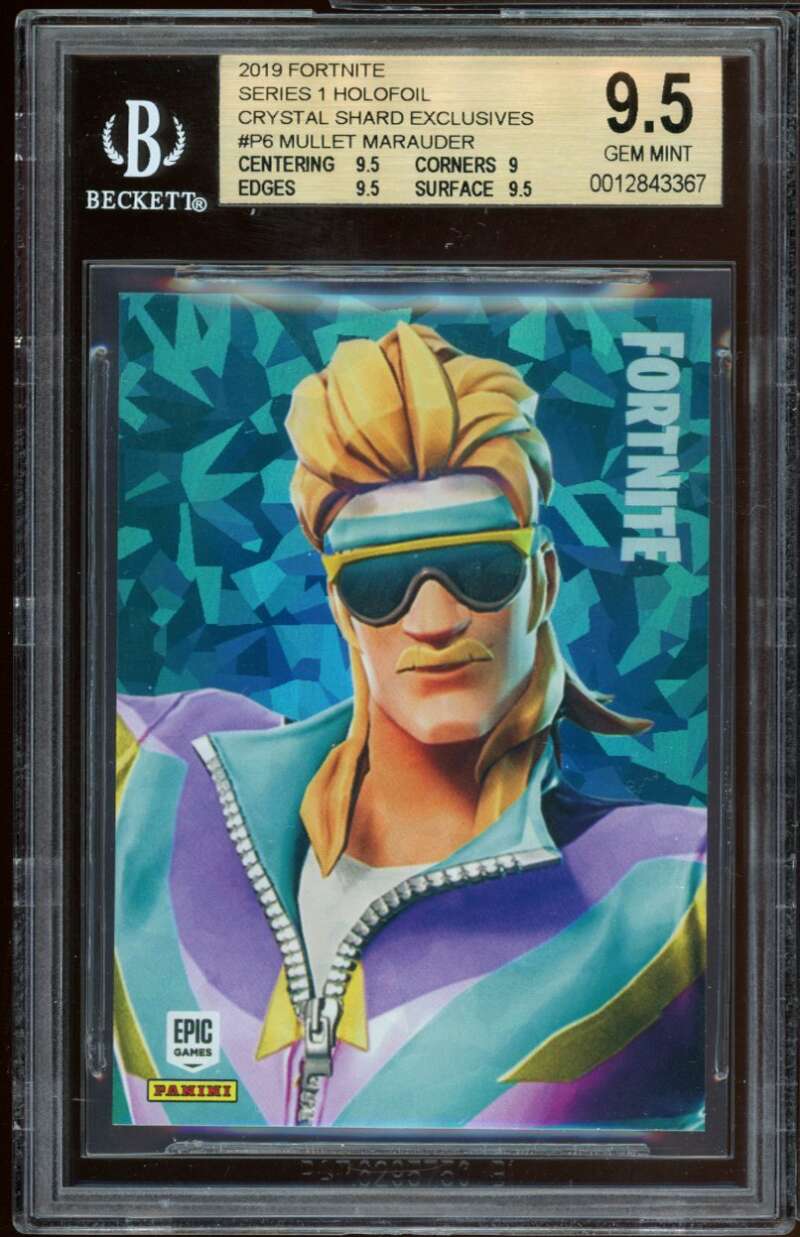 Mullet Marauder 2019 Fortnite Crystal Shard Exclusive #6 BGS 9.5 (9.5 9 9.5 9.5) Image 1