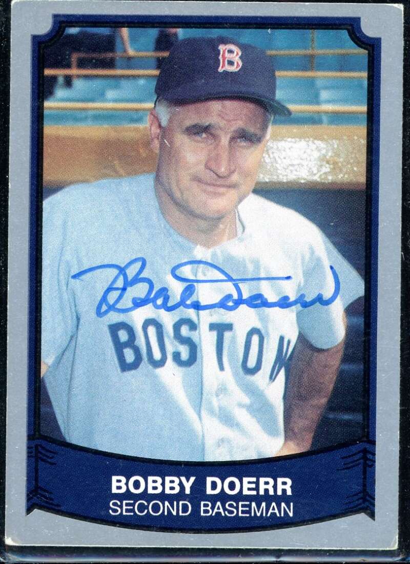 Bobby Doerr Card 1989 Pacific Legends II #150 Signed COA JSA Image 1