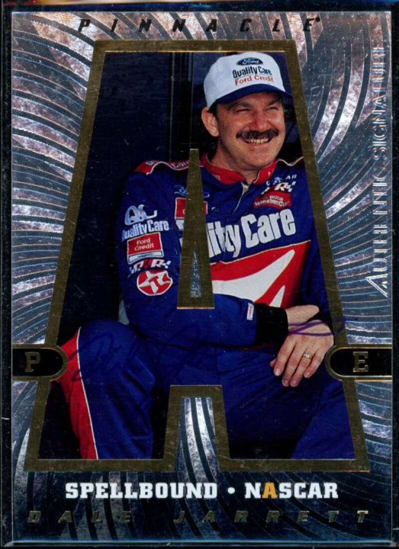 Dale Jarrett Card 1997 Pinnacle Spellbound Autographs #2A Signed COA JSA Image 1