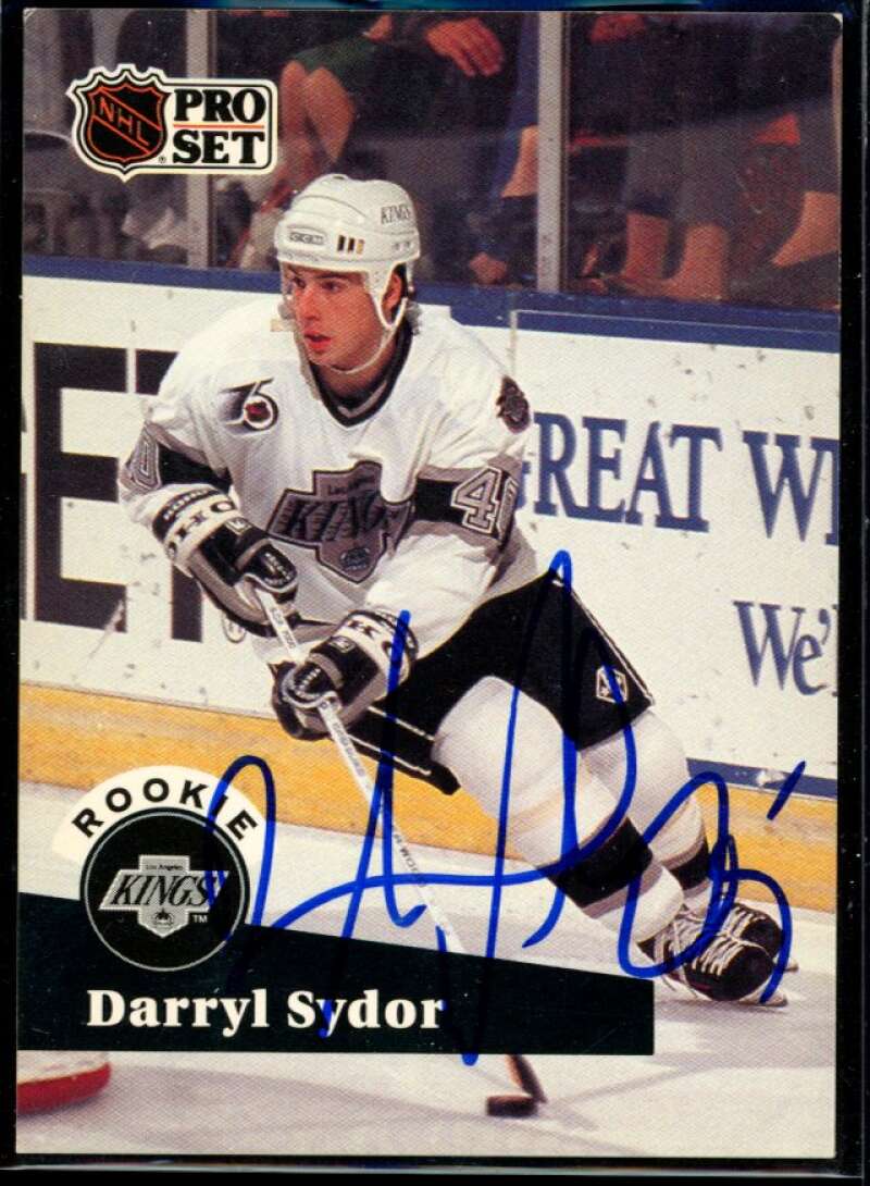 Darryl Sydor Card 1991-92 Pro Set #542 Signed COA JSA Image 1