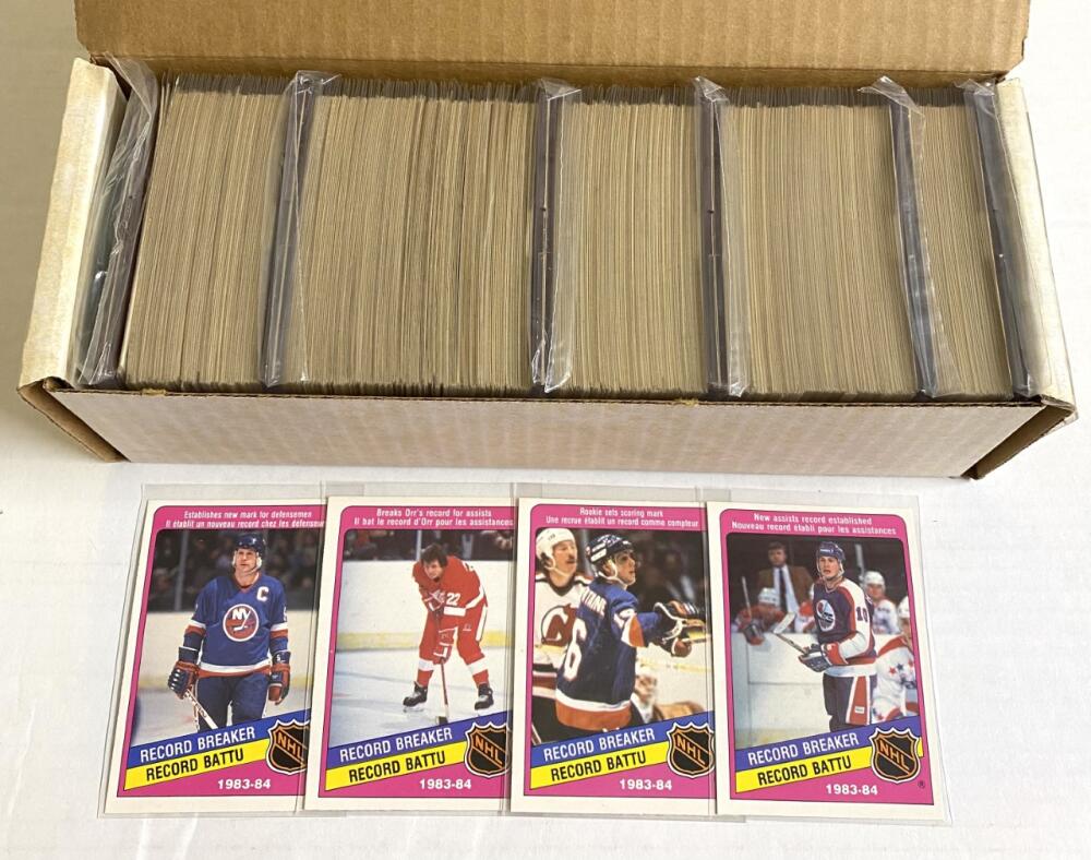 1984-85 O-Pee-Chee Hockey Hand Collated Set 1-396 Image 1