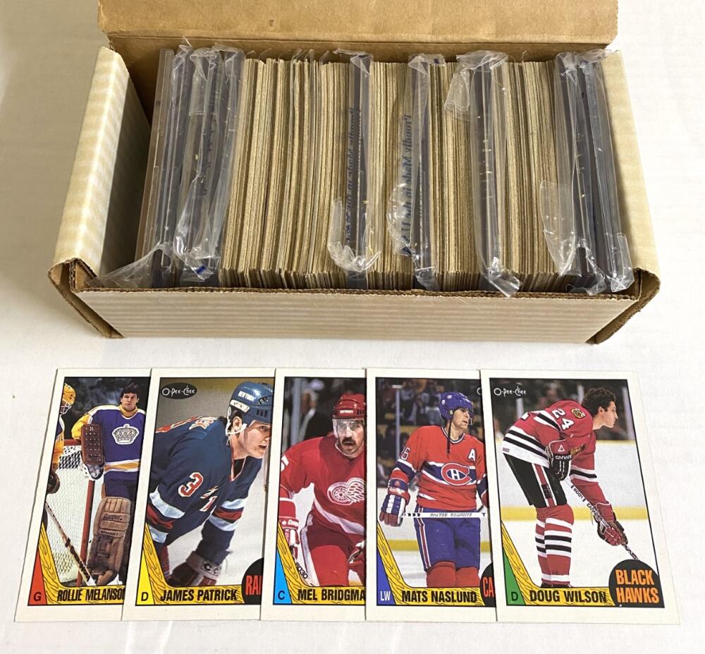 1987-88 O-Pee-Chee Hockey Hand Collated Set 1-264 Image 1