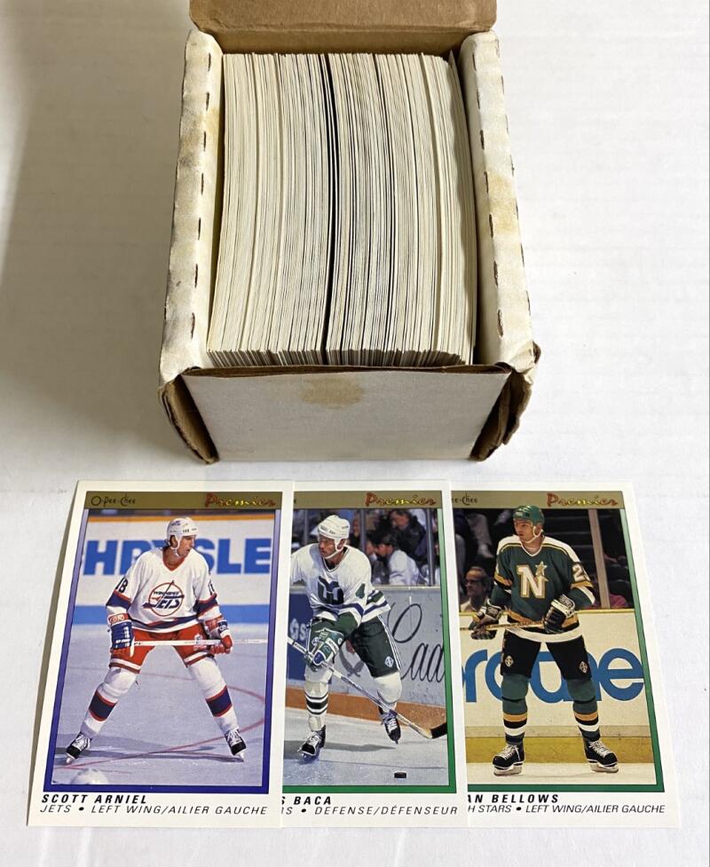 1990-91 O-Pee-Chee Hockey Hand Collated Set 1-132 Image 1
