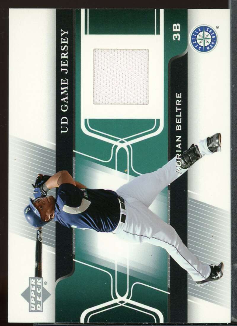 Adrian Beltre Card 2005 Upper Deck Game Jersey #AB Image 1