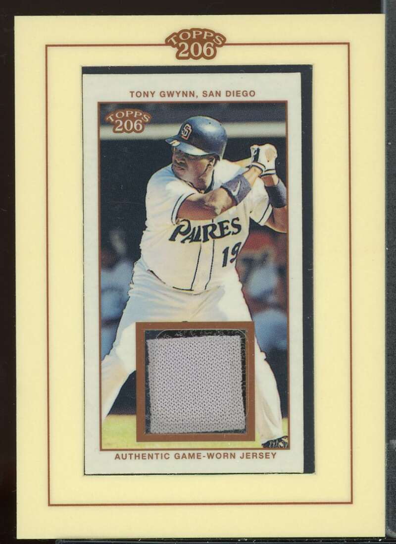 Tony Gwynn Jsy A1 Card 2002 Topps 206 Relics #TGW Image 1