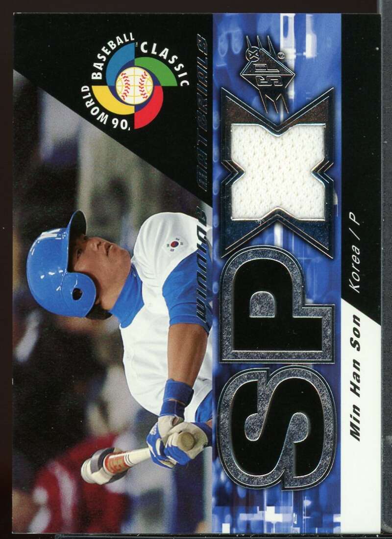 Min Han Son Card 2006 SPx Winning Materials #MS Image 1