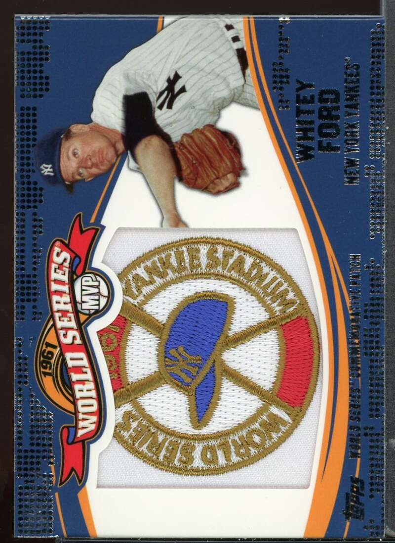 Whitey Ford Card 2014 Topps Update World Series MVP Patches #WSPWF Image 1