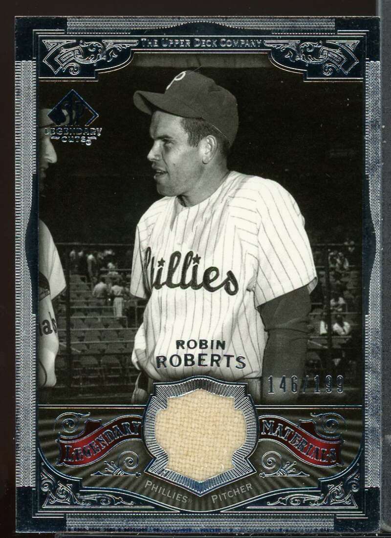 Robin Roberts Pants 2006 SP Legendary Cuts Legendary Materials Silver #RR /199 Image 1