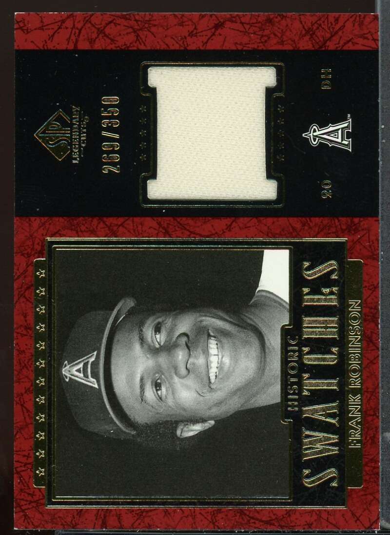 Frank Robinson Jsy Card 2003 SP Legendary Cuts Historic Swatches #FR1 /350 Image 1