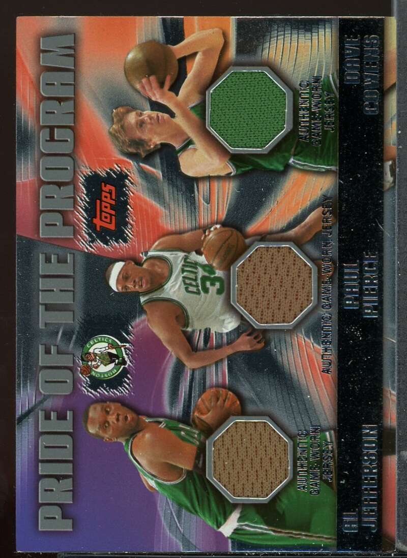 Al Jefferson/Paul Pierce/Dave Cowens 2006-07 Topps Pride of Program Relics #JPC Image 1