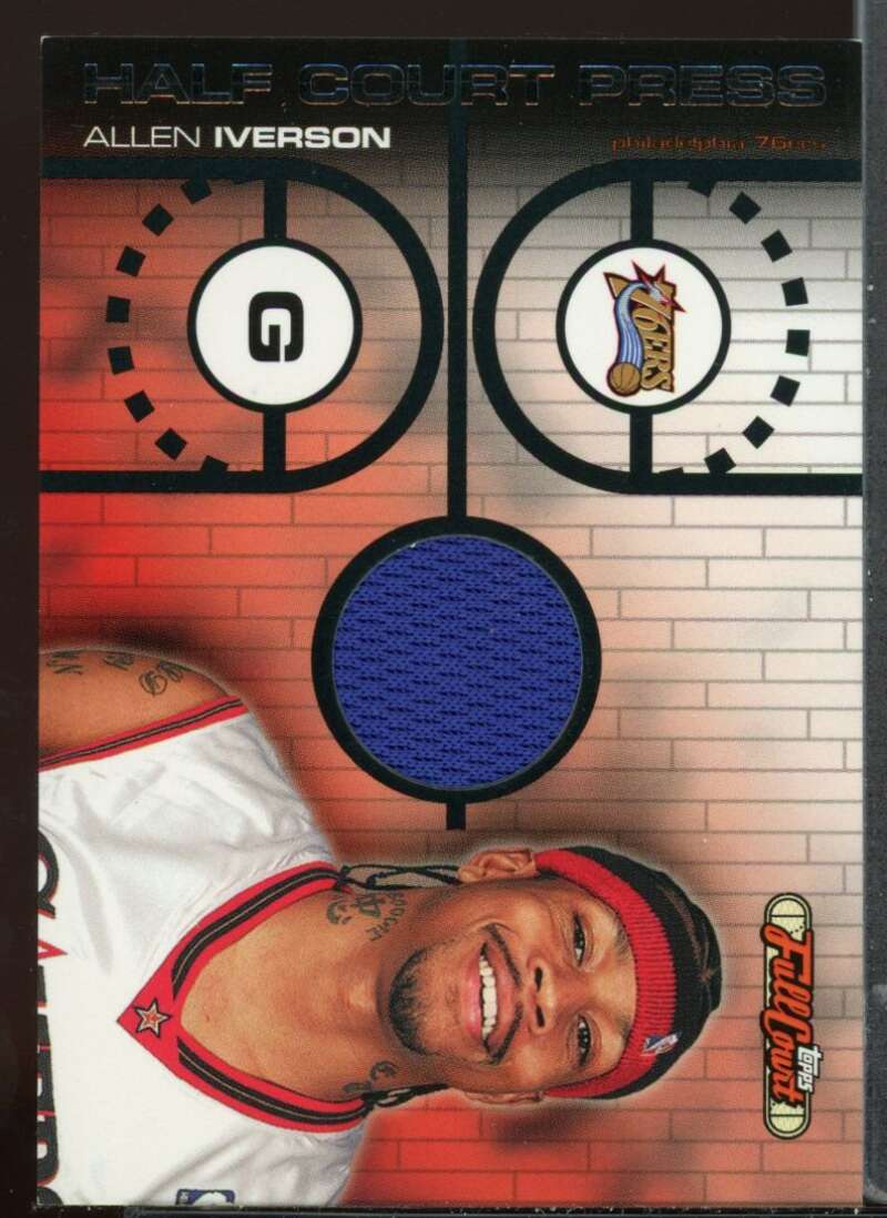 Allen Iverson Card 2006-07 Topps Full Court Half Court Press Relics #HCP18 Image 1