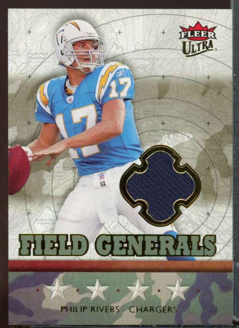 Philip Rivers Card 2007 Ultra Field Generals Jerseys #PR Image 1