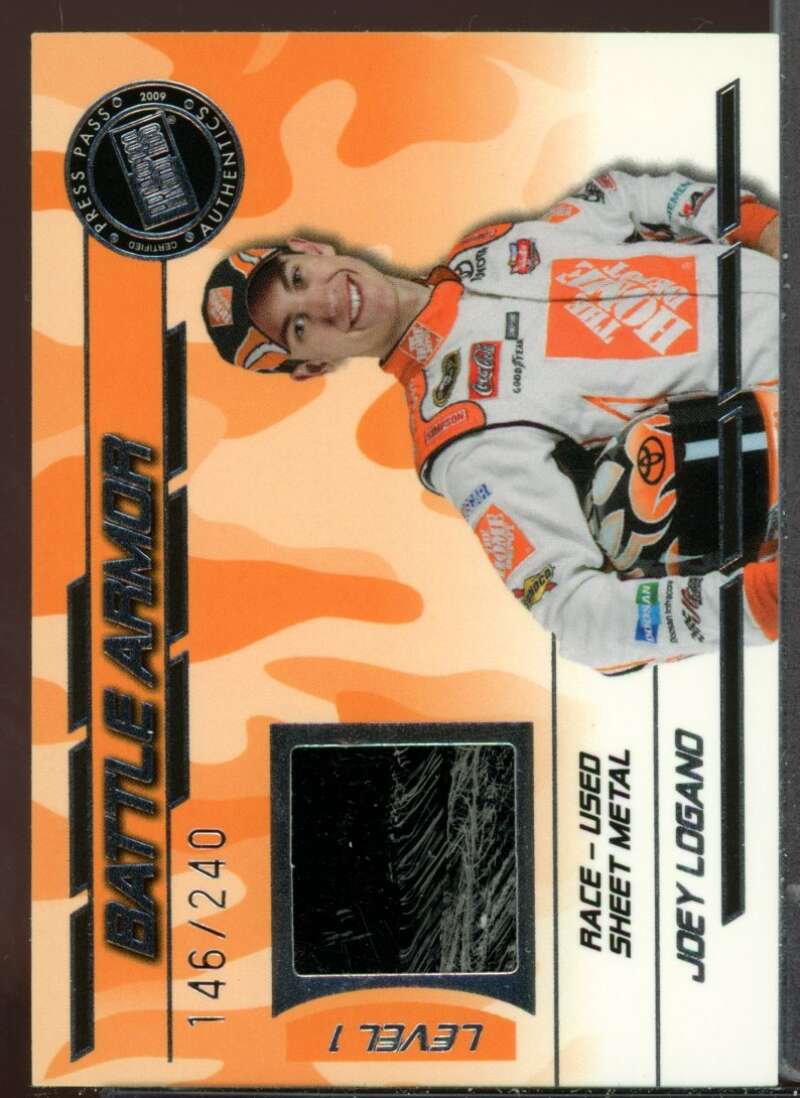 Joey Logano Black Card 2009 Press Pass Stealth Battle Armor #BAJL1 /240 Image 1