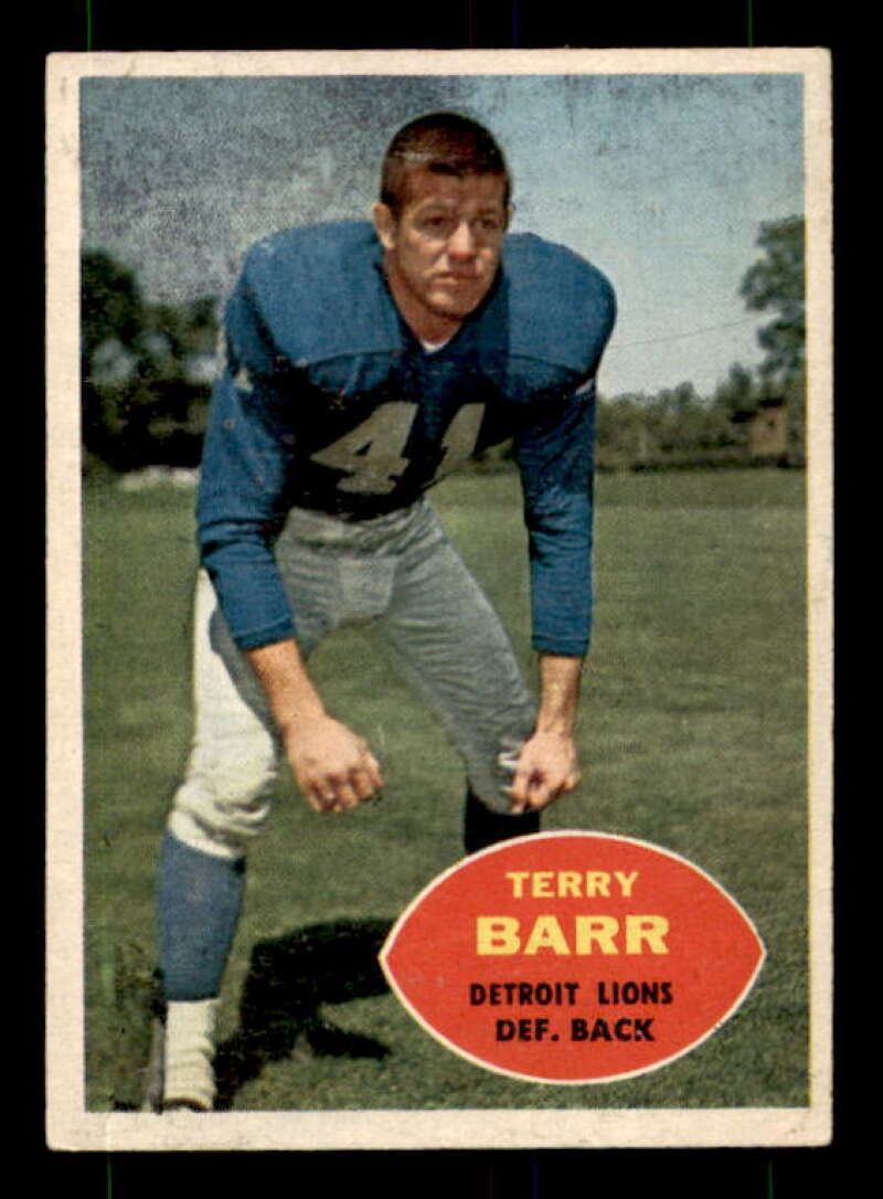 Terry Barr Card 1960 Topps #47 Image 1